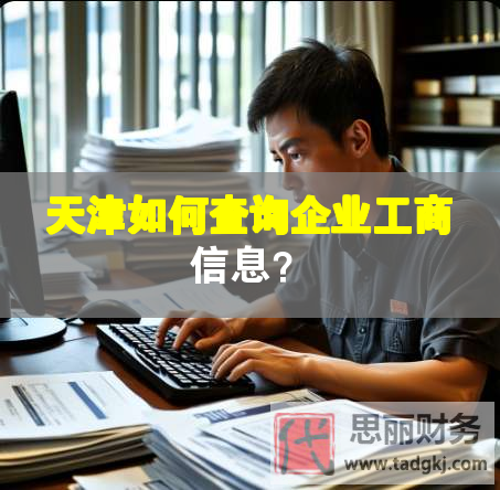 天津如何查詢企業(yè)工商信息？