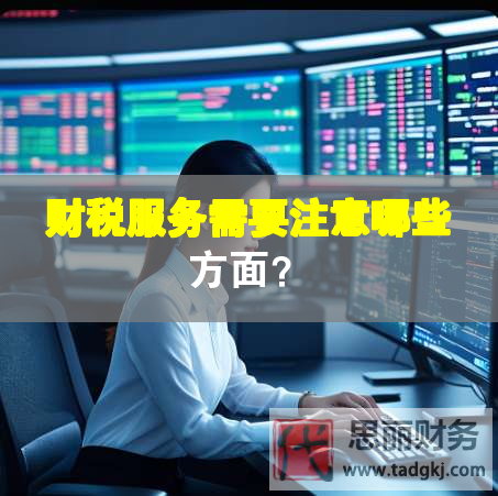 財(cái)稅服務(wù)需要注意哪些方面？