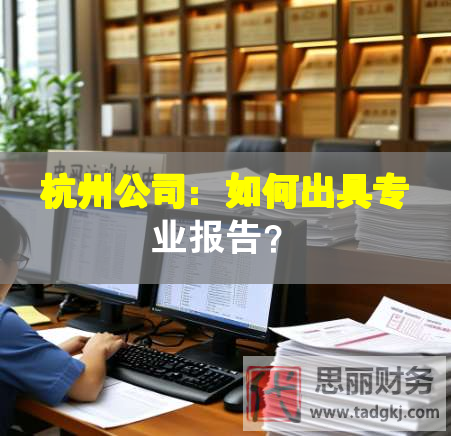 杭州公司：如何出具專業(yè)報告？