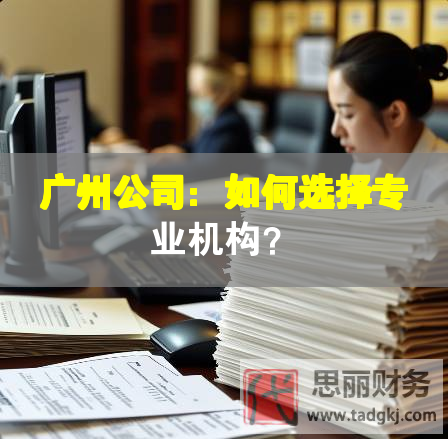廣州公司：如何選擇專業(yè)機構(gòu)？