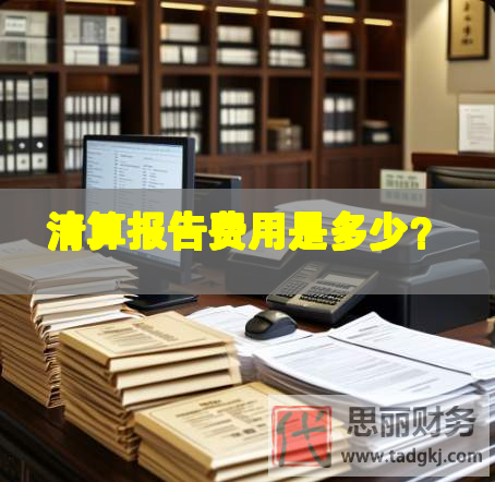 清算報告費用是多少？
