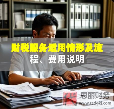 財稅服務(wù)適用情形及流程、費用說明