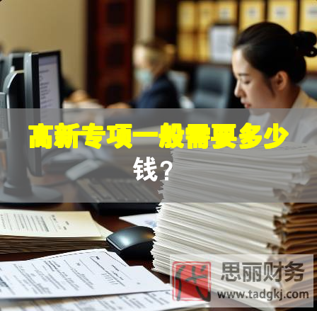 高新專項一般需要多少錢？
